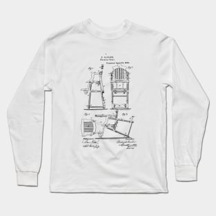 Baby chair patent design drawing Long Sleeve T-Shirt